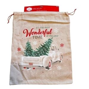 Fabric gift bag size 16 inch by 20 inch